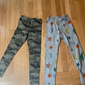 2 leggings, size 10